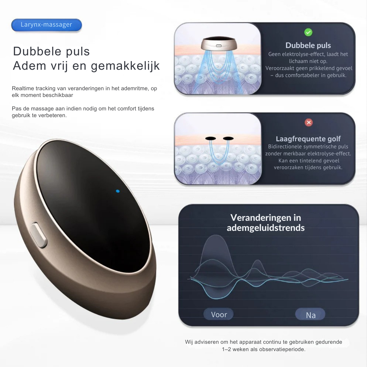 SleepEase -  Professioneel anti-snurkapparaat