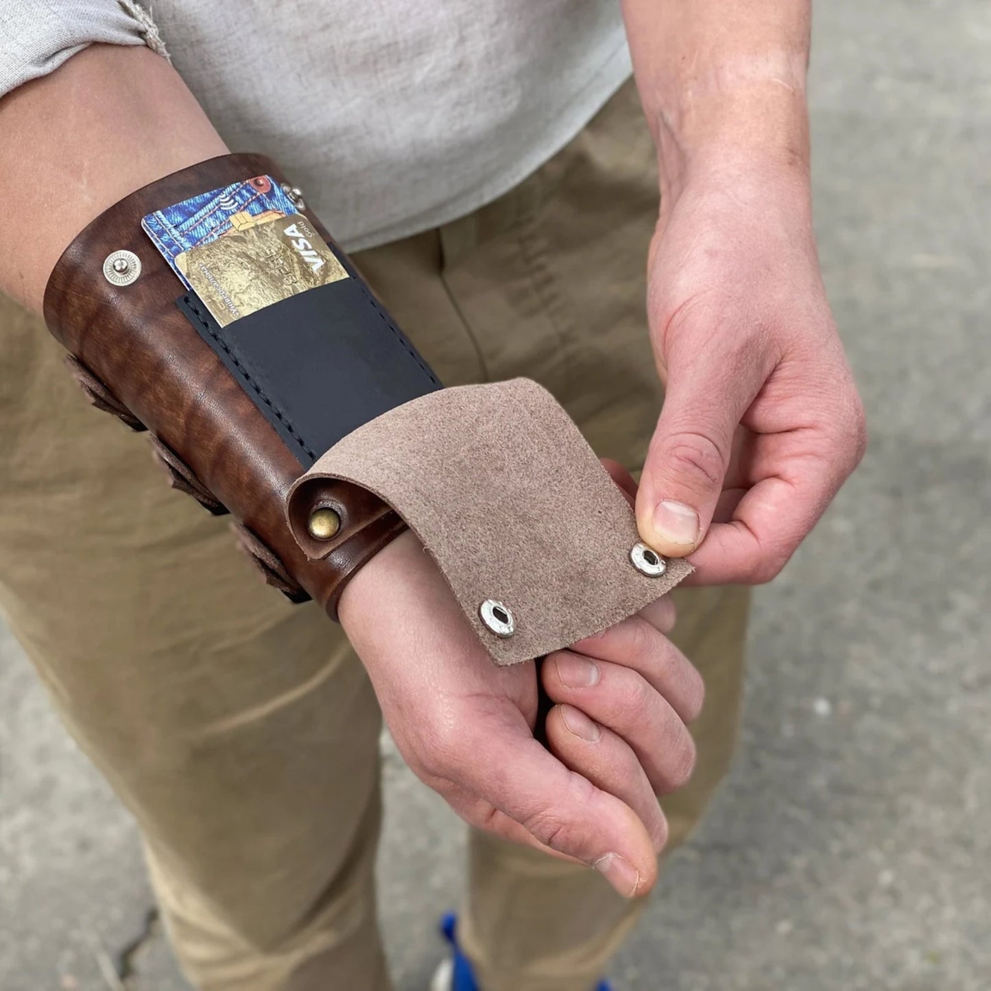 Verstelbare Wrist Wallet