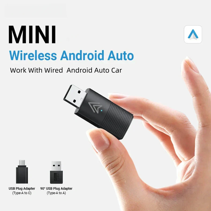 Mini Draadloze CarPlay/Android Auto Adapter
