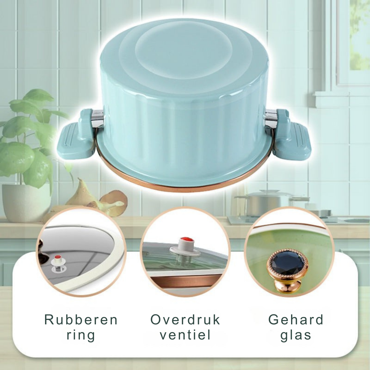 Non-Stick Micro Snelkookpan