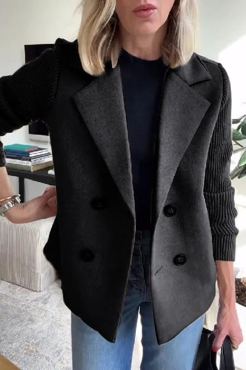 Olivia - Wollen blazer vest