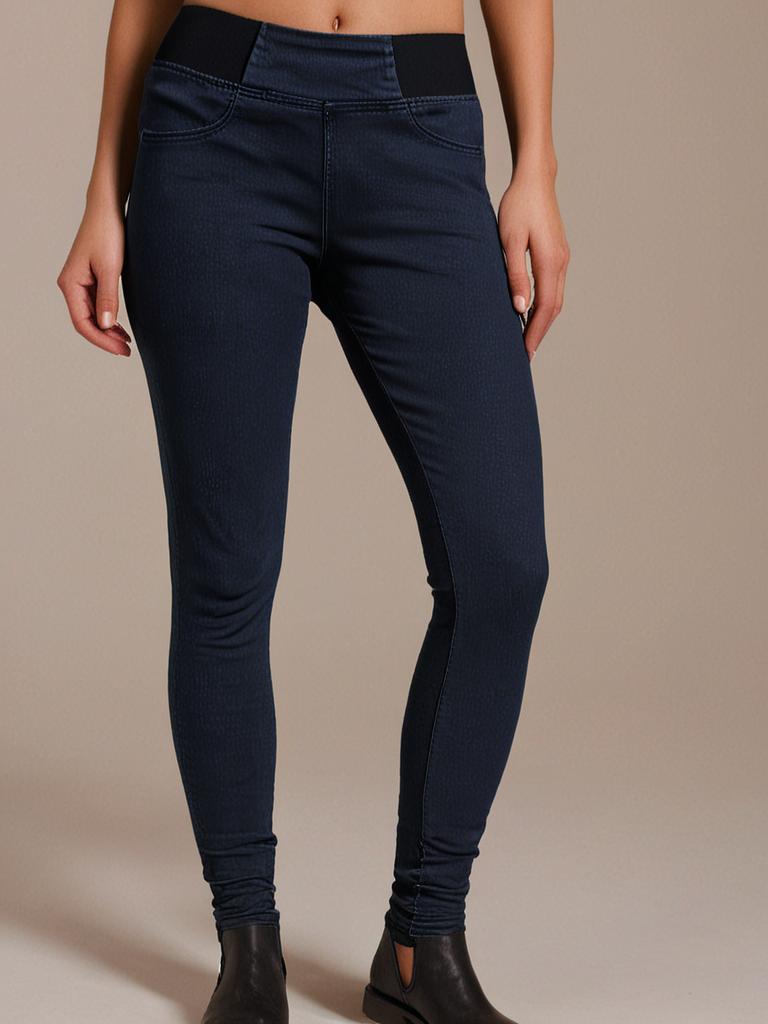 Fleece Denim Broek - 1+1 Gratis!