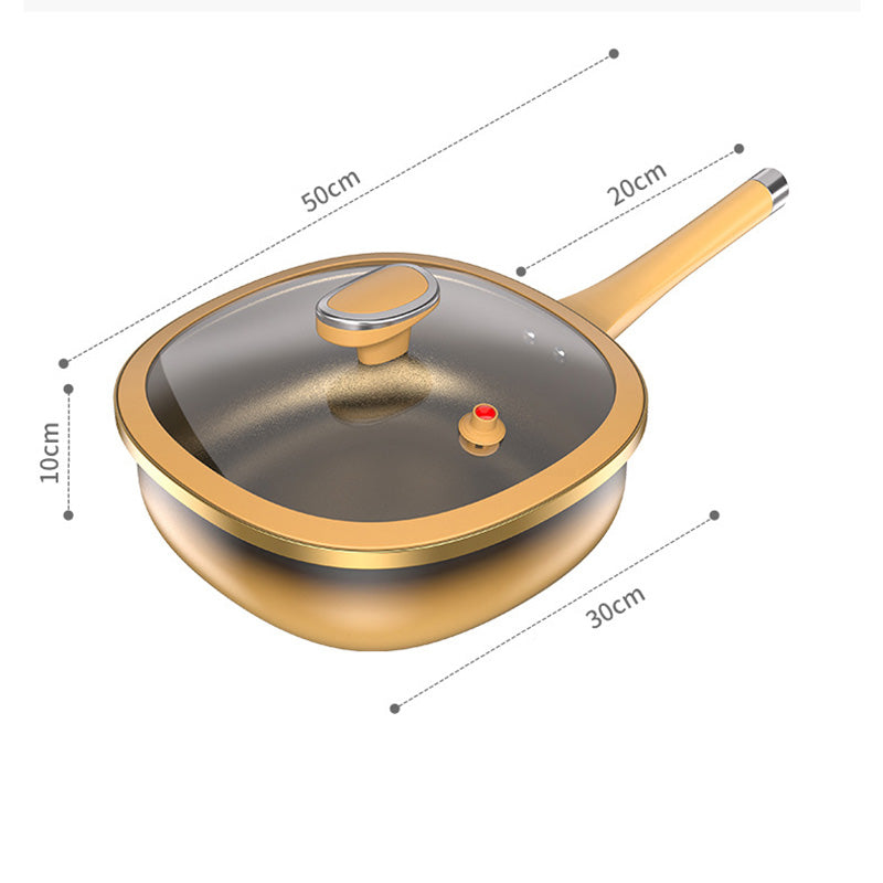 Luxe Anti-aanbakpan met Deksel (30 cm)