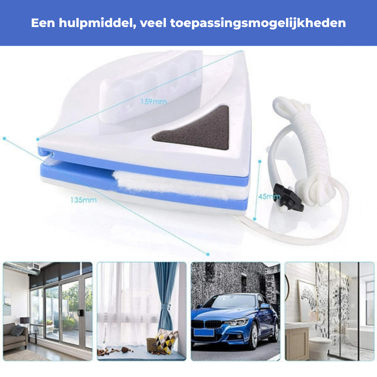 WindowSwipe™ - Magnetische Ramenreiniger