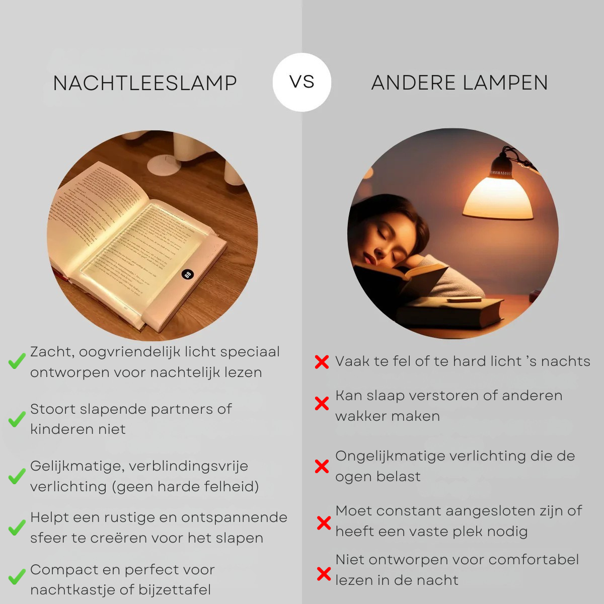 Lumia – Nacht Leeslamp