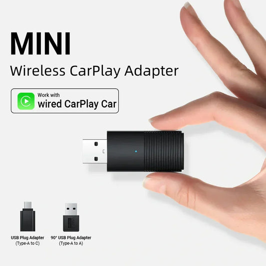 Mini Draadloze CarPlay/Android Auto Adapter