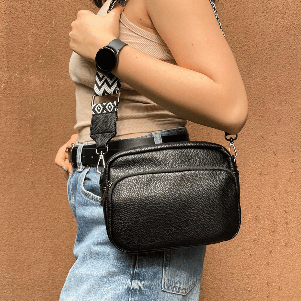 LuxeBag - Leren Crossbody Tas