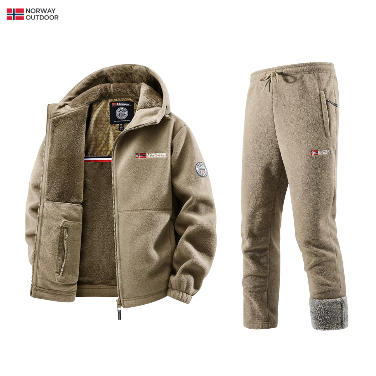 Norway Sherpa Fleece Set