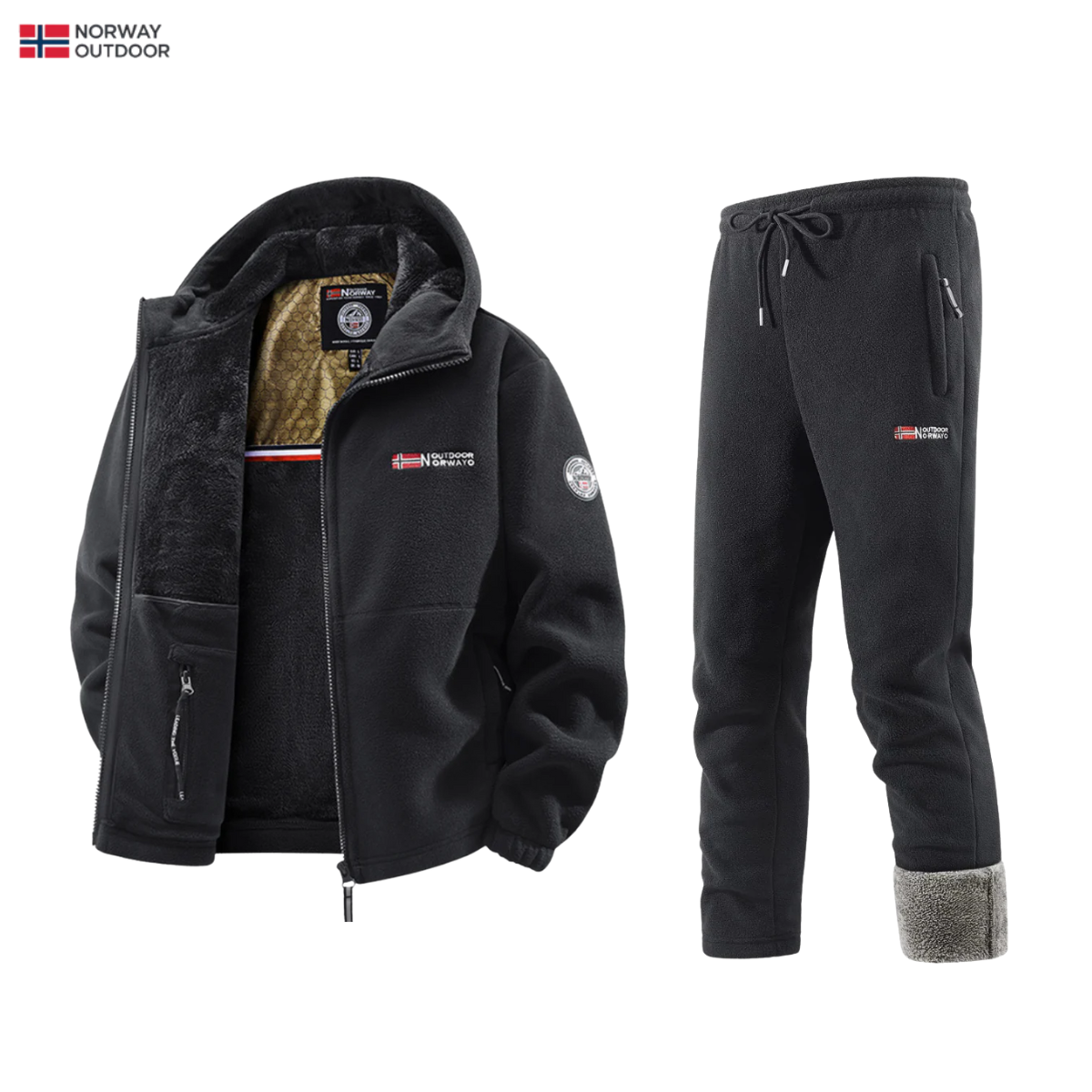 Norway Sherpa Fleece Set