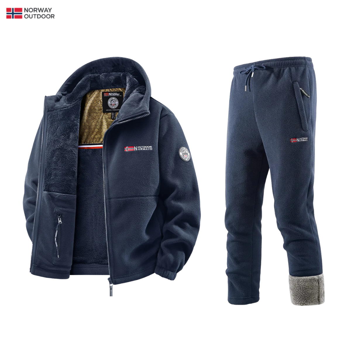 Norway Sherpa Fleece Set