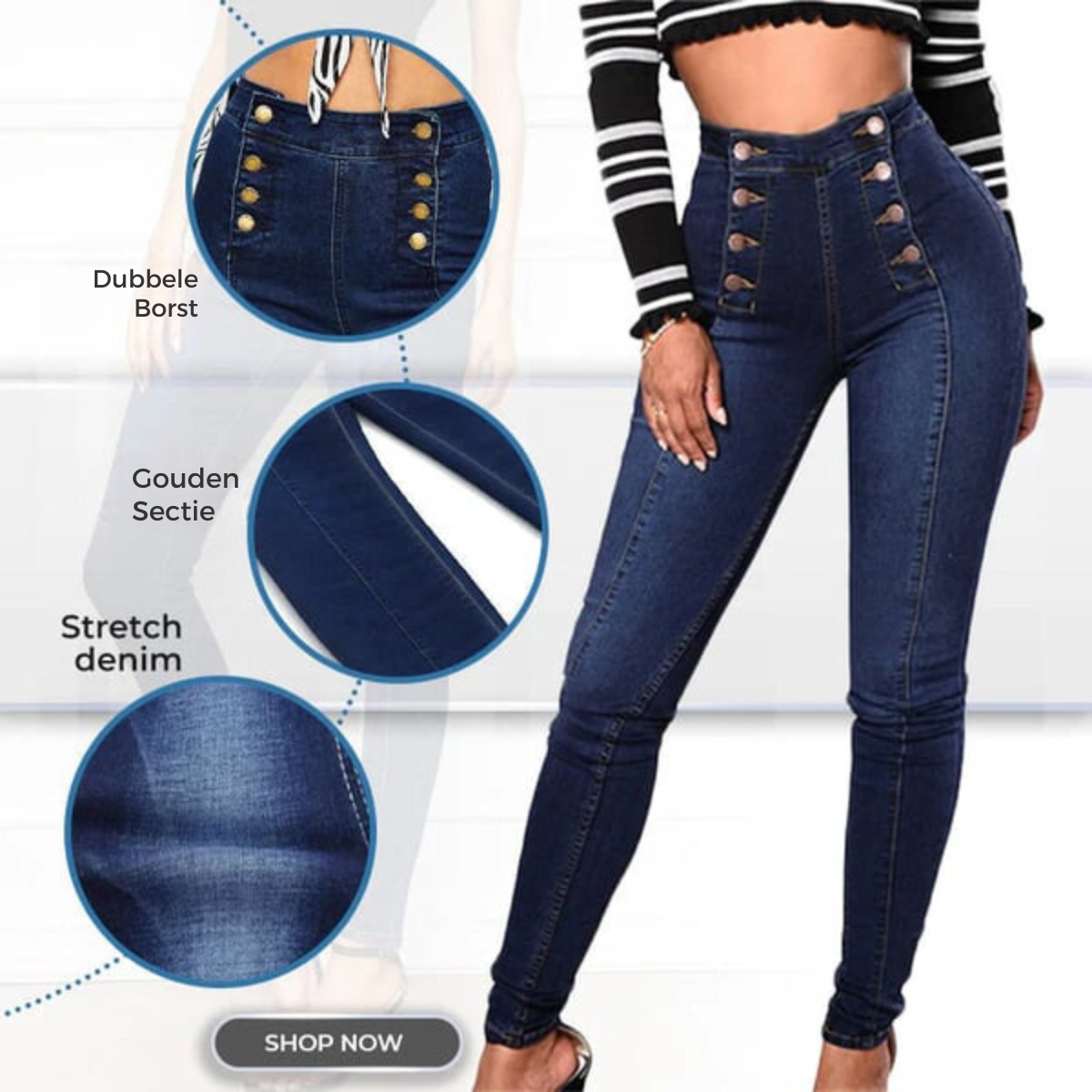 Nova High Waist Skinny Jeans