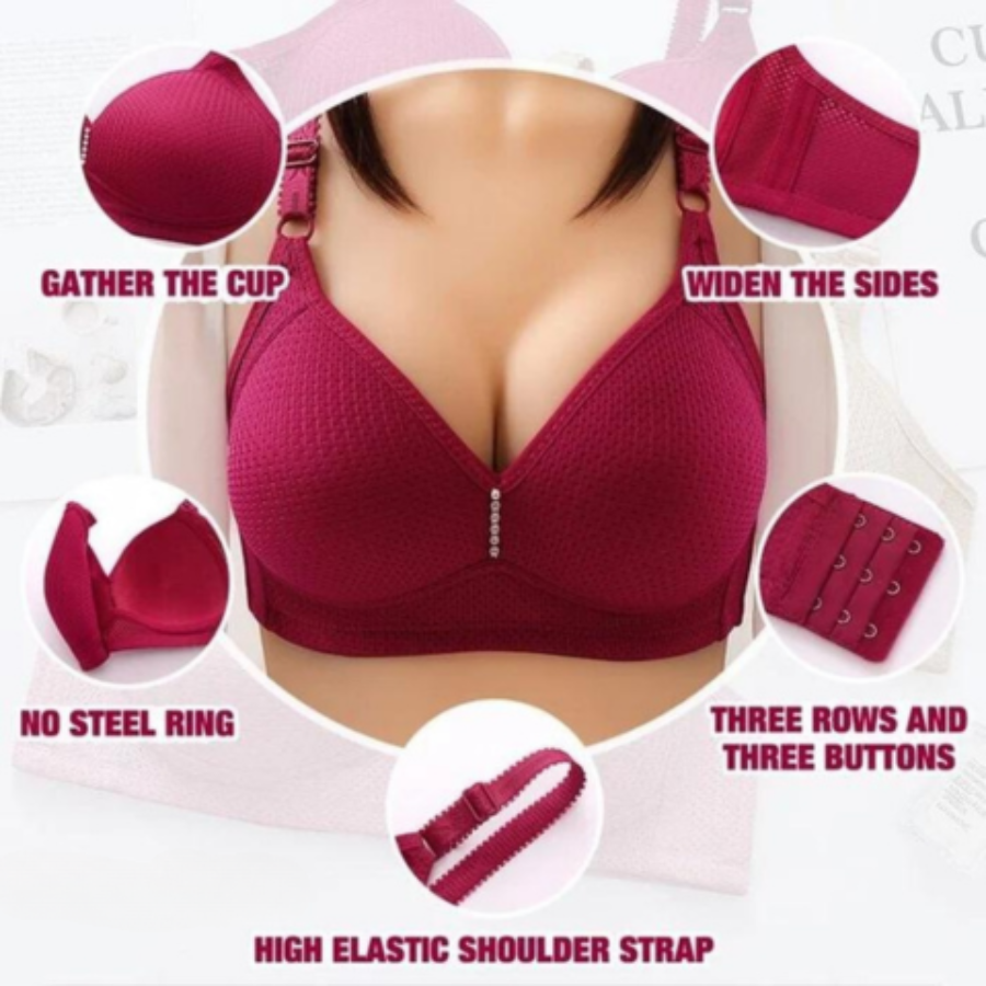 Plus Size Crystal Bra - 1+1 Gratis!