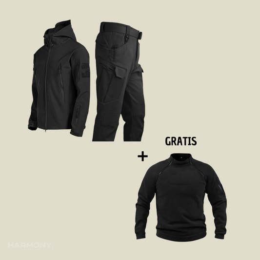 Waterdicht Tactical Pak + Gratis Fleece Vest