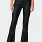 Mila Leren Flare Broek - 1+1 Gratis