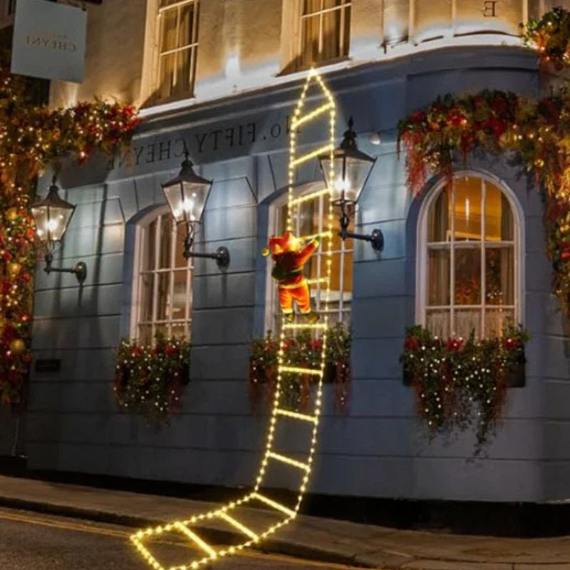 Klimmende Kerstman Kerstverlichting