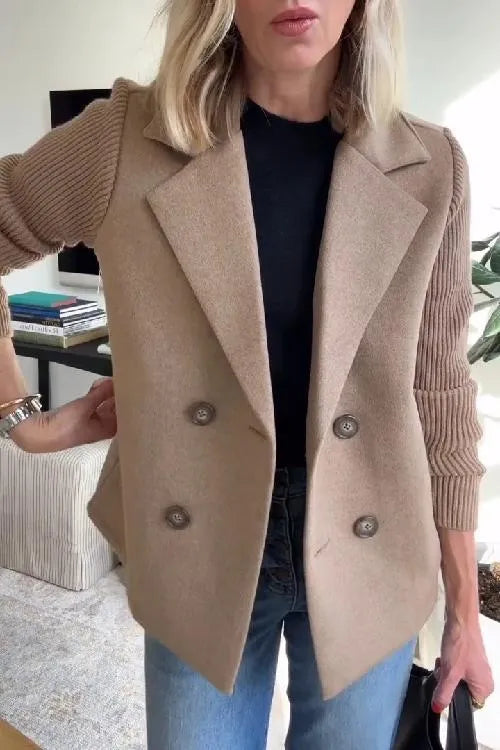 Olivia - Wollen blazer vest