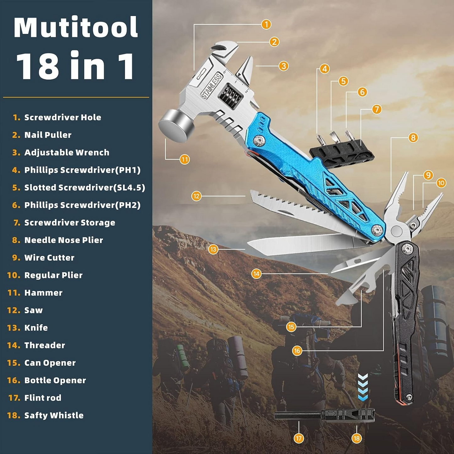 ToolMate - 18-in-1 Multi-Tool