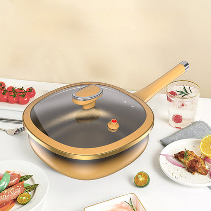 Luxe Anti-aanbakpan met Deksel (30 cm)