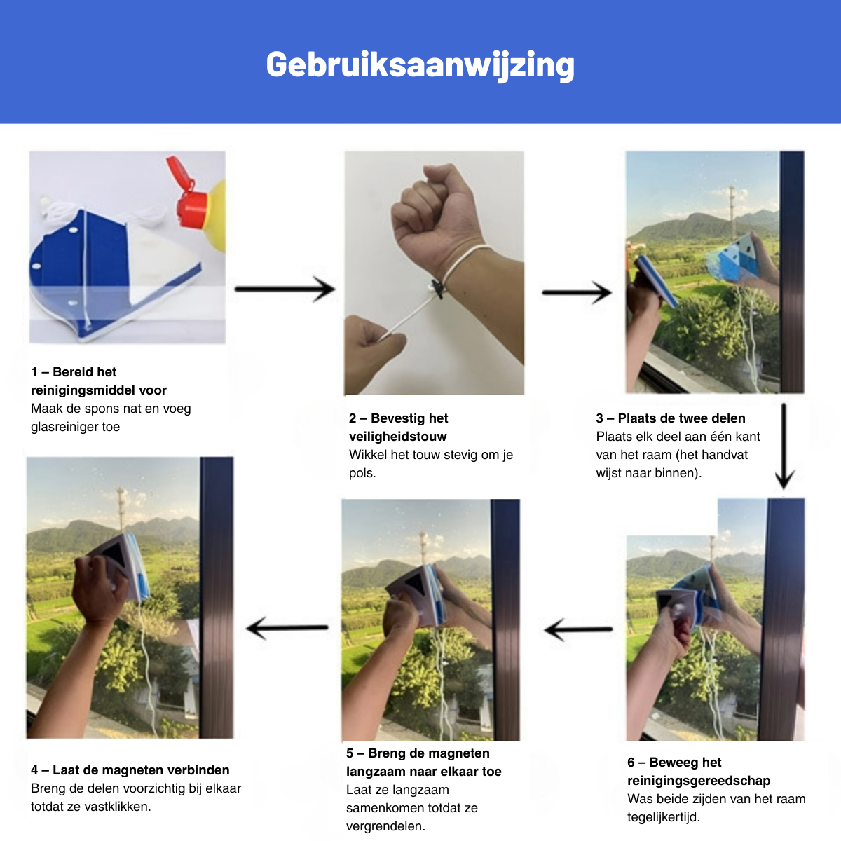 WindowSwipe™ - Magnetische Ramenreiniger